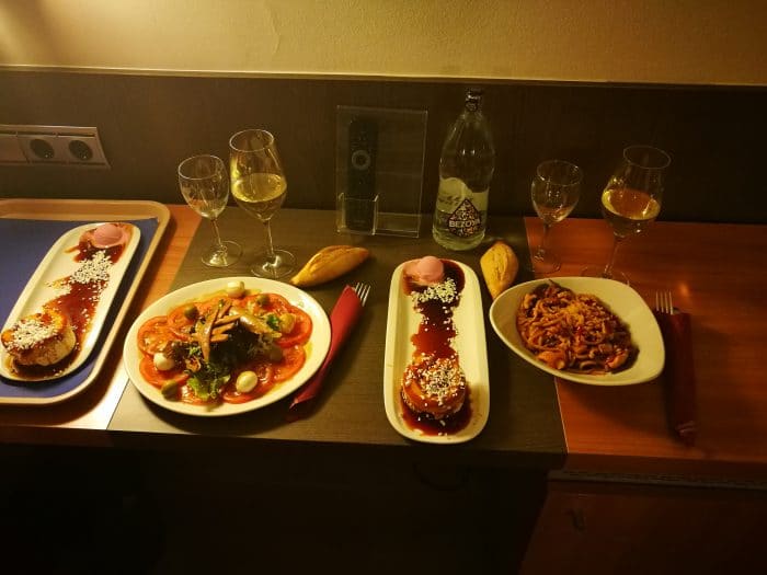 Pilgermenü á la room service Pilgermenü á la room service